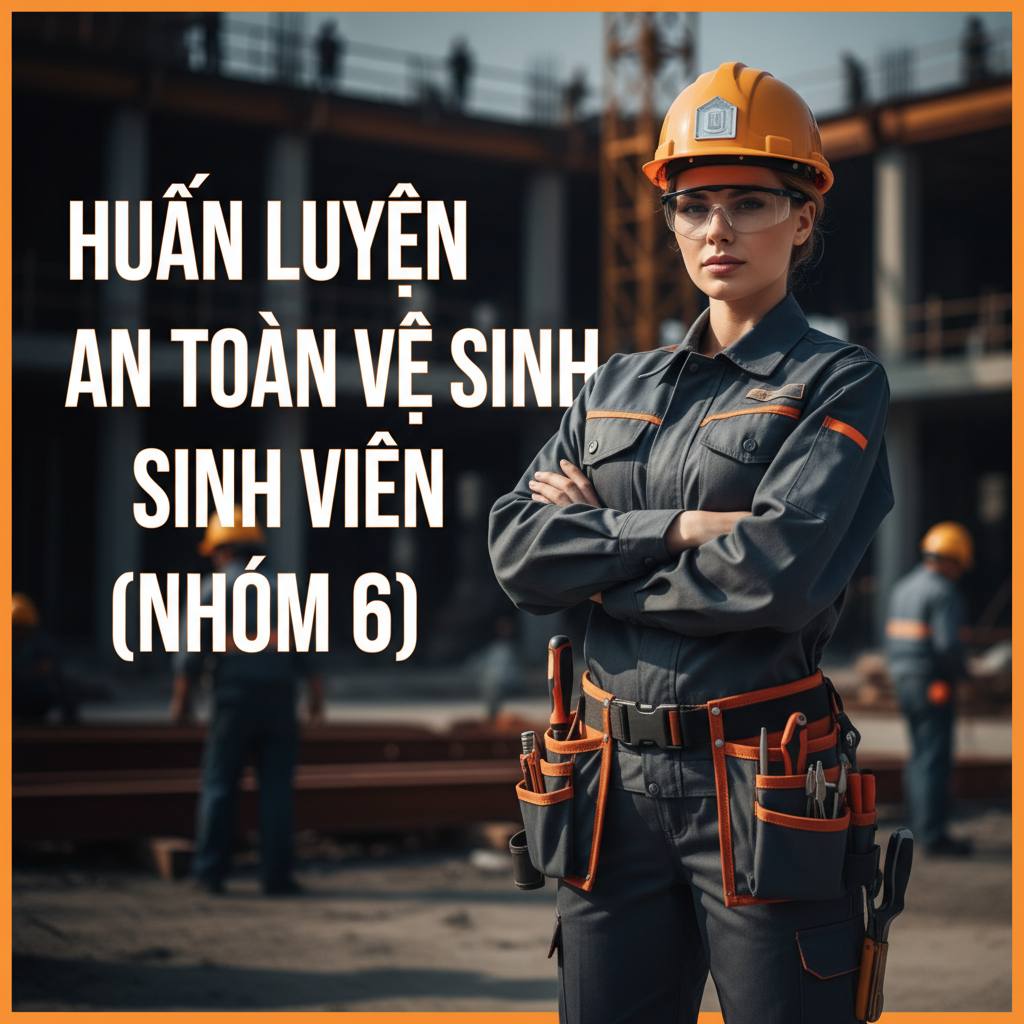 HUẤN LUYỆN AN TOÀN VỆ SINH VIÊN (NHÓM 6)